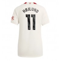 Manchester United Rasmus Hojlund #11 Tretí Ženy futbalový dres 2023-24 Krátky Rukáv